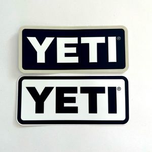 Yeti Stickers Navy Gray White